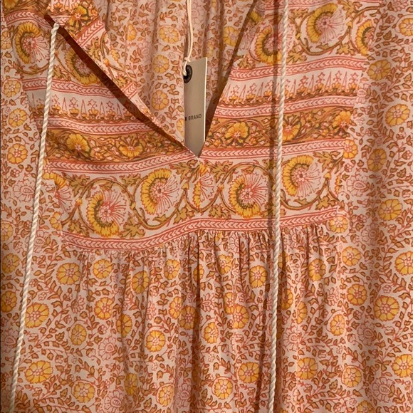 Lucky Brand Women's Mixed Border Print Top s/p - Picture 2 of 5